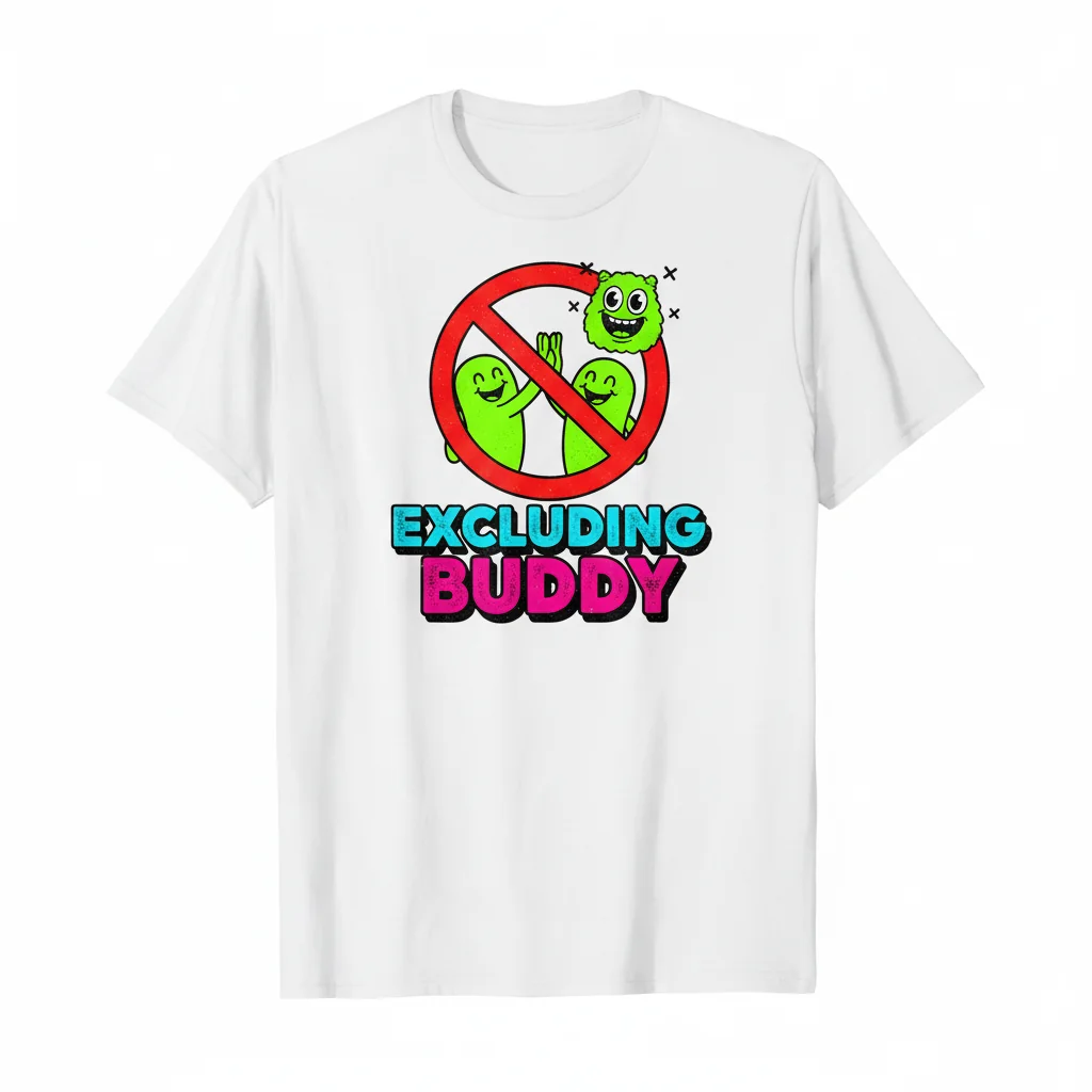 The "Excluding Buddy" Premium Ultra-Durable Tee - Fade-Resistant & Pre-Shrunk
