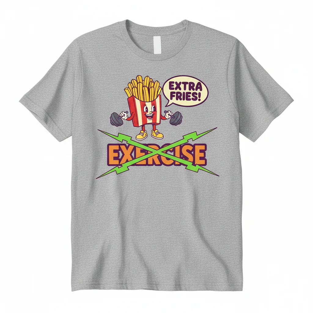 Extra Fries & Chill: The Essential Comfort Tee