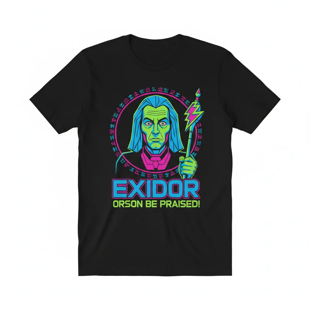 EXIDOR FROM MORK & MINDY Classic Graphic T-Shirt | Premium 100% Cotton Tee