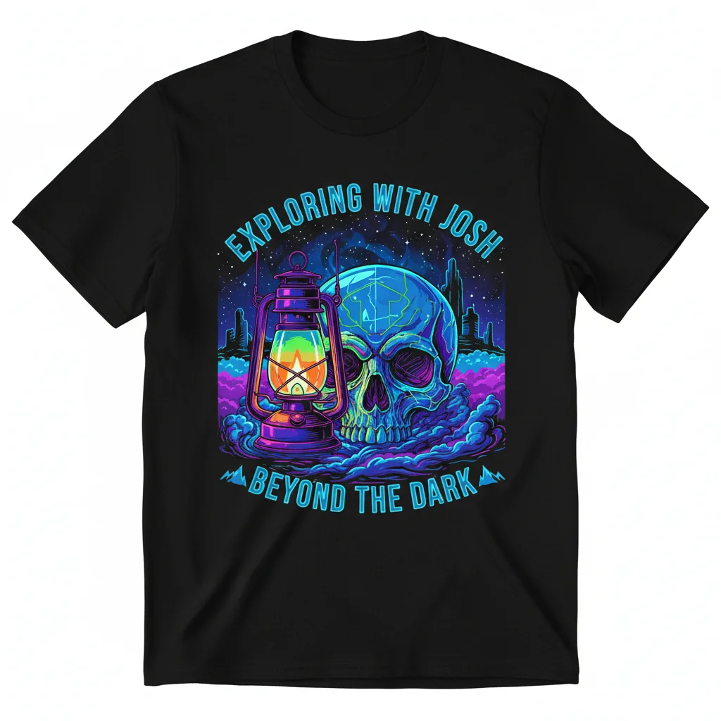 Exploring With Josh Merch: Beyond The Dark Skull Essential T-Shirt - Premium Cotton Tee