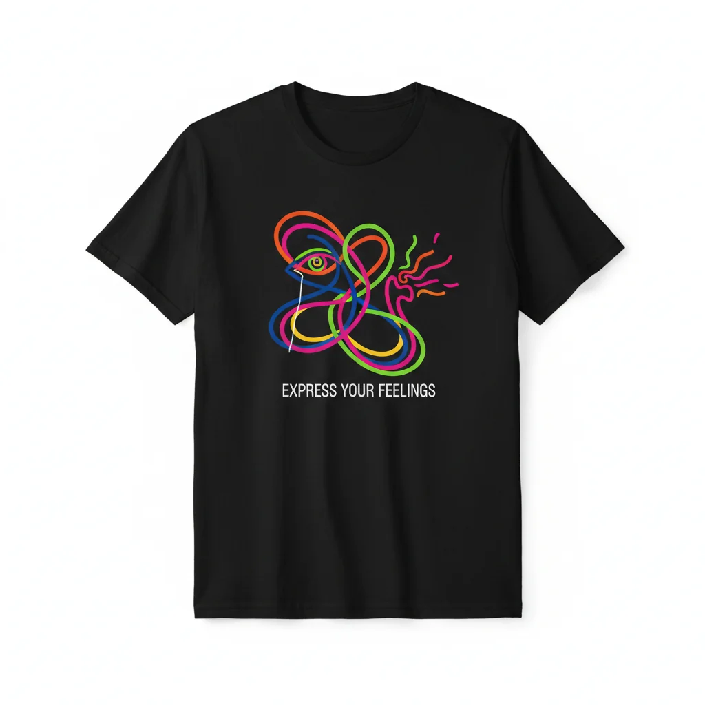 Express Your Feelings: Soft Cotton Unisex Graphic Tee