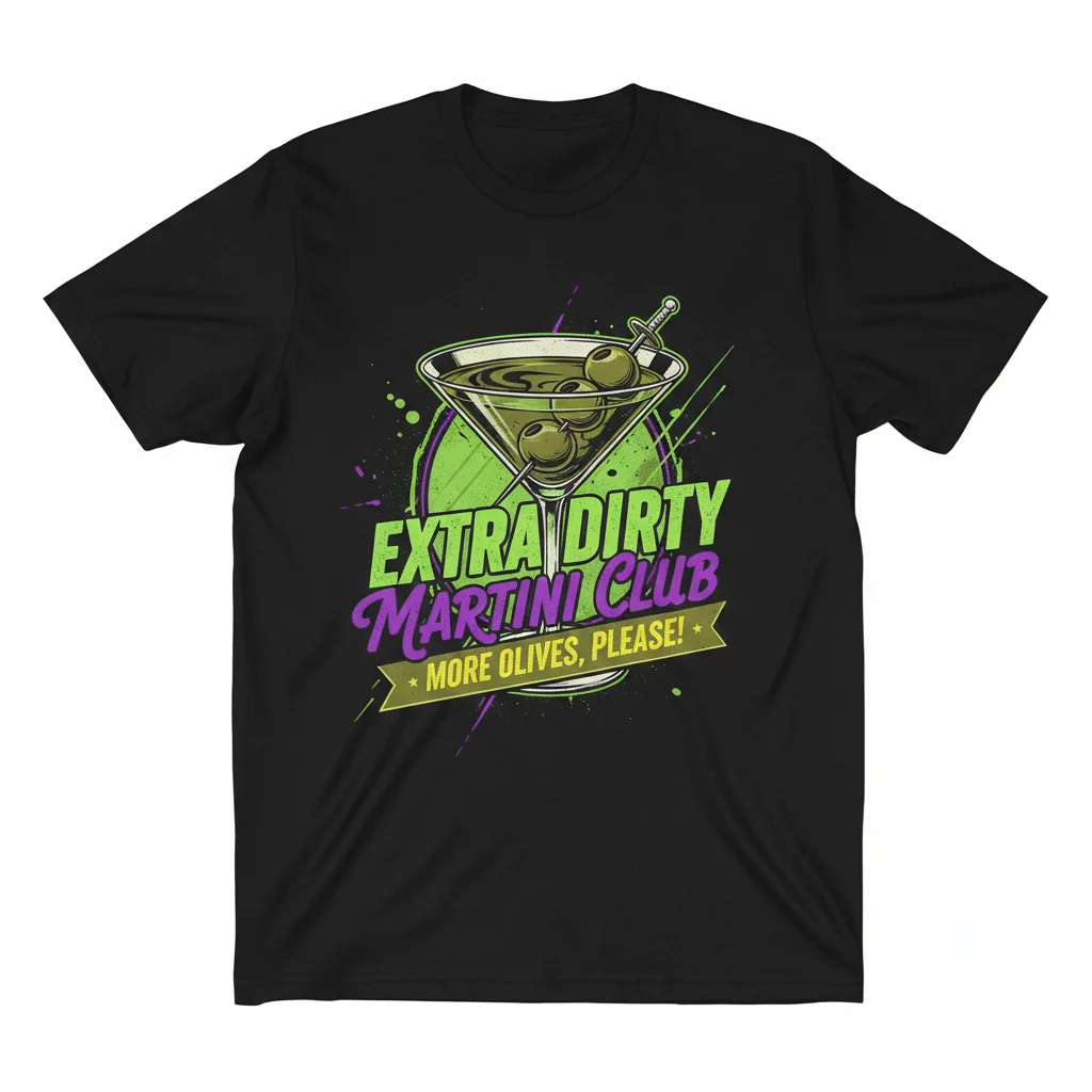Extra Dirty Martini Club Essential Tee