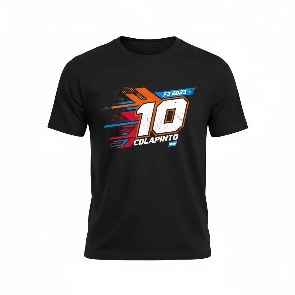 F3 2023 #10 Colapinto Essential T-Shirt - Premium Ring-Spun Cotton Fan Apparel