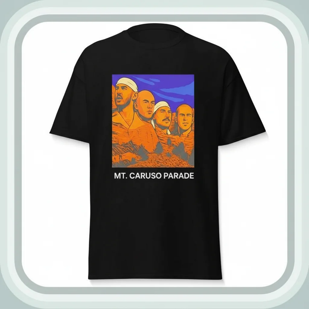 Alex Caruso Mt. Rushmore Parade Fan T-Shirt - Premium Cotton Tee