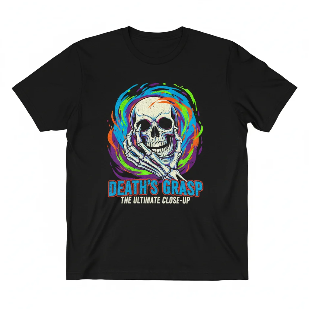 Faces of Death: An Artistic Exploration of Mortality Tee