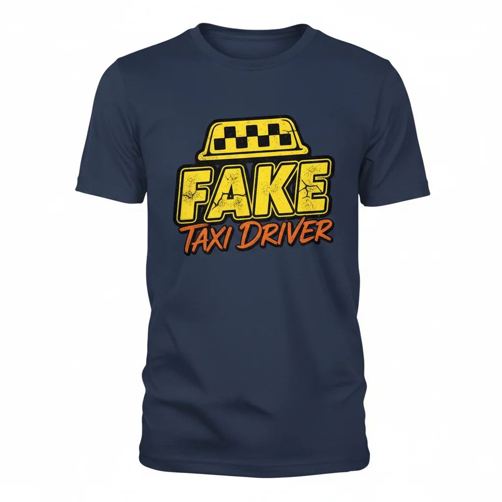 Essential "Fake Taxi Driver" Tee – Ultimate Durability & Comfort
