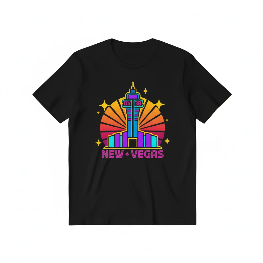 Fallout New Vegas Logo T-Shirt – Premium Durability & Comfort