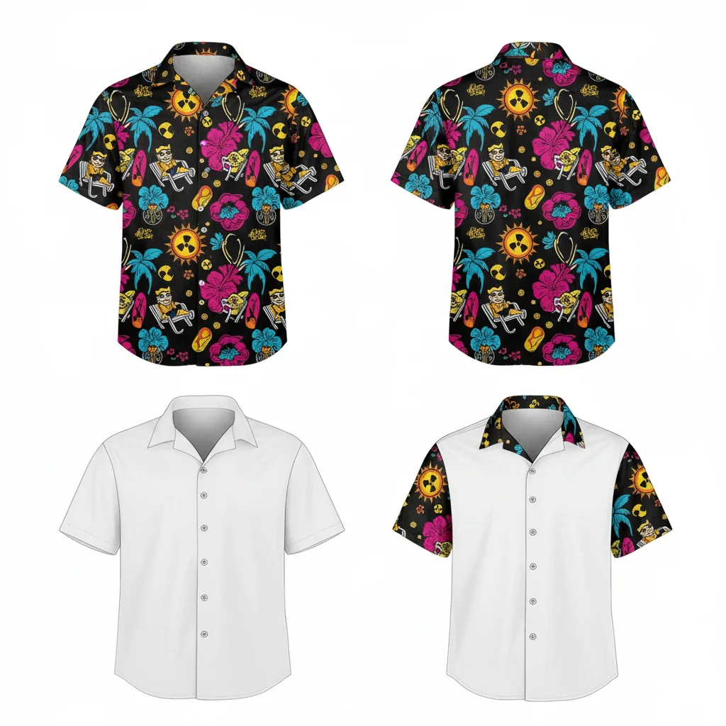 Fallout Nuclear Summer Hawaiian Shirt - Beach Party Vibes
