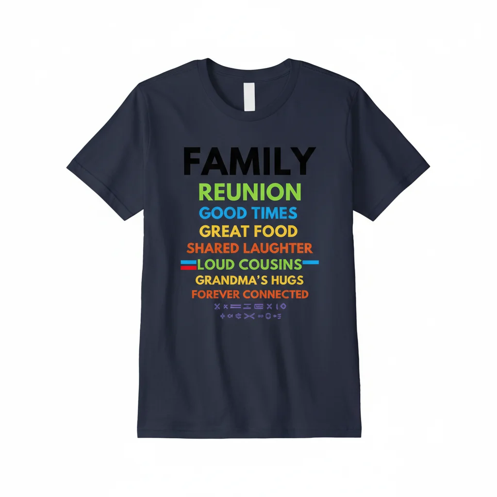 Family Reunion Eye Chart: Essential Tee