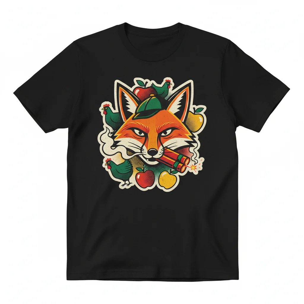 Fantastic Mr. Fox T-Shirt - Premium Ring-Spun Cotton Tee for Men & Women