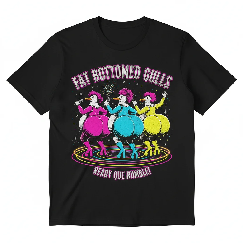 The 'Fat Bottomed Gulls' Original Art Tee