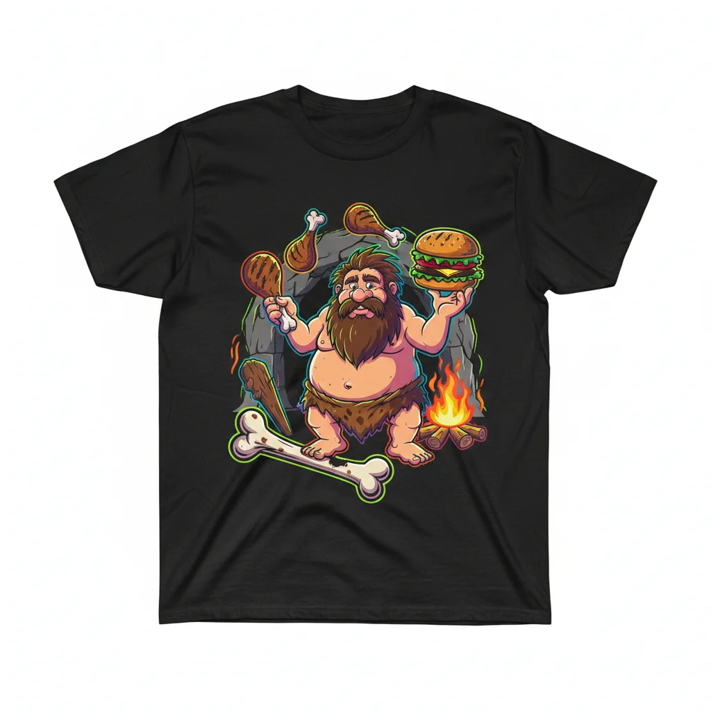 Fat Caveman Essential T-Shirt: Unmatched Comfort & Lasting Style