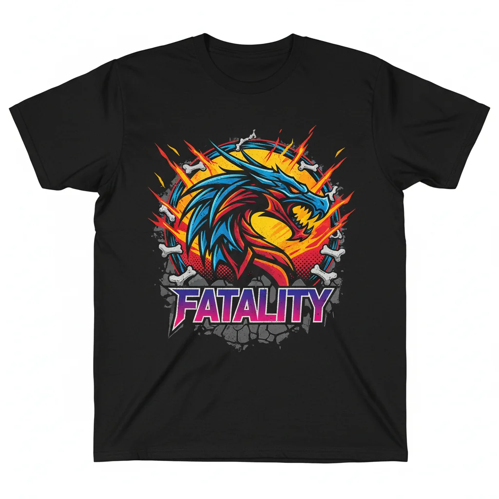 Fatality Dragon Logo Shirt: Unleash Your Style & Durability