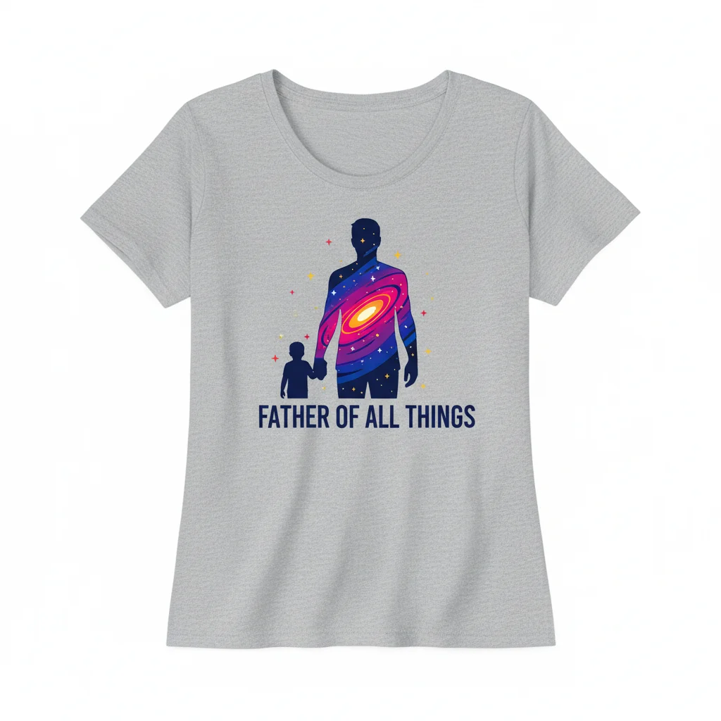 Father of All Things Scoop T-Shirt: The Durable, Eco-Friendly Essential
