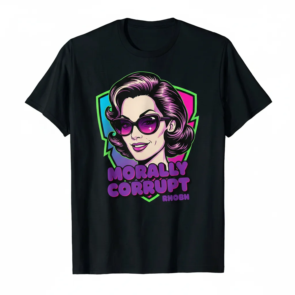Faye Resnick "Morally Corrupt" RHOBH Essential T-Shirt – Premium Real Housewives of Beverly Hills Fan Apparel