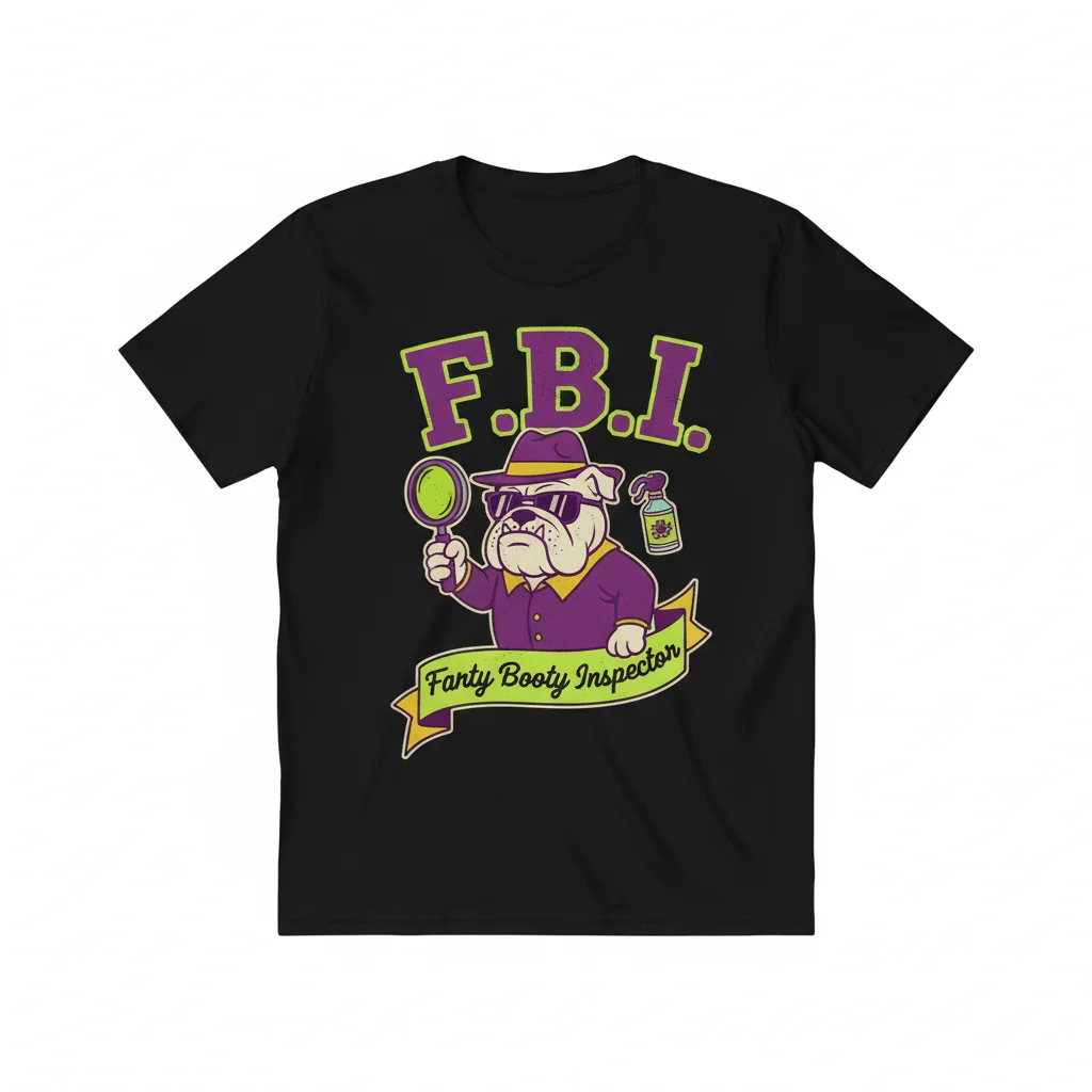 FBI Farty Booty Inspector Essential T-Shirt - Funny Graphic Tee
