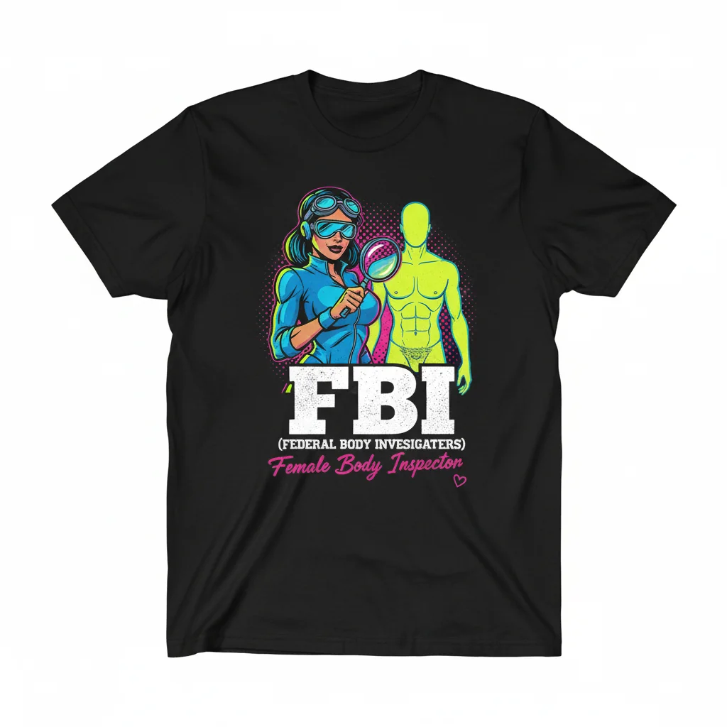 Embrace Your Inner Investigator: The "Female Body Inspector" Premium Tee