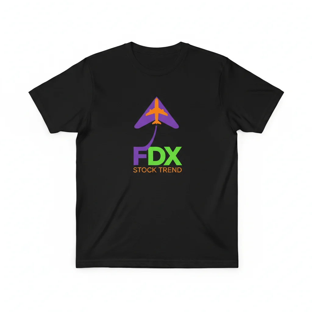 FDX Stock Ticker: Fly High Essential T-Shirt
