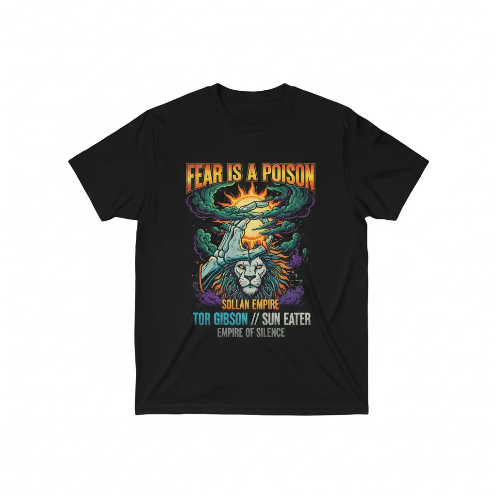 Tor Gibson, Sun Eater "Fear is a Poison" Essential T-Shirt – Durable, Vibrant & Perfect Fit