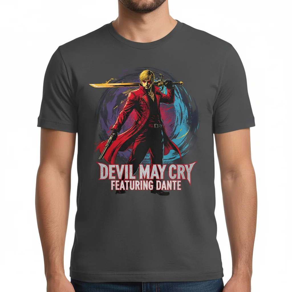 Dante Devil May Cry Series 2 Essential T-Shirt - Official DMC Merchandise