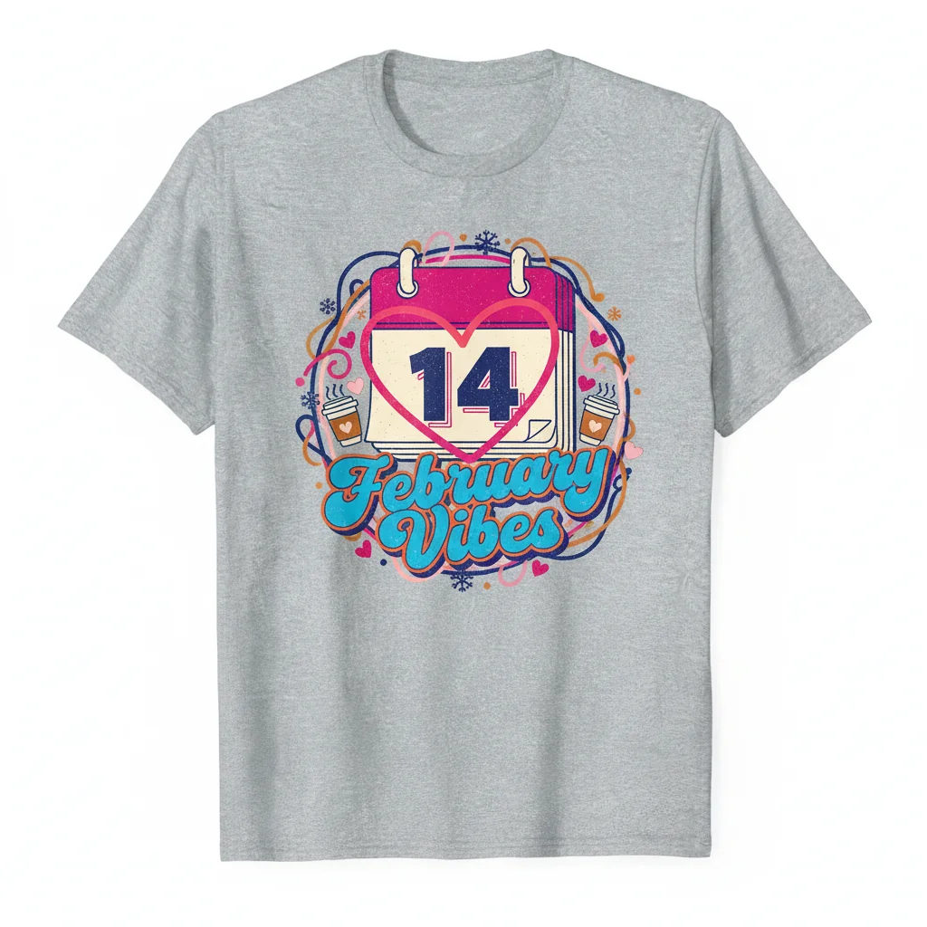 Camiseta Esencial February Vibes: Confort Duradero y Estilo Inigualable