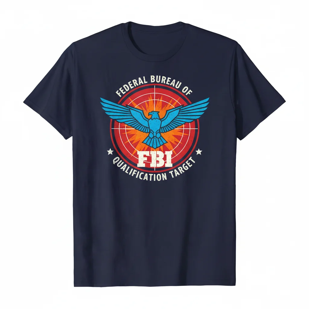 Embrace Your Precision: FBI Qualification Target Essential Tee