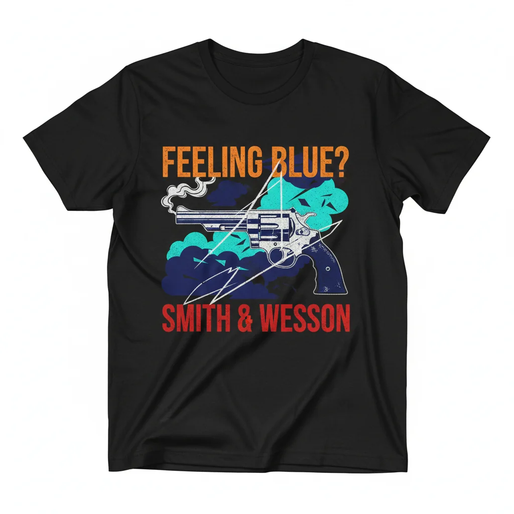 Smith & Wesson Depressed Graphic Tee - Casual Comfort Shirt