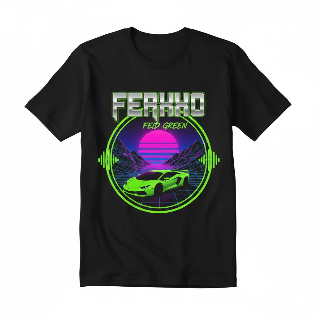 Feid Ferxxo Green Essential T-Shirt: Vibrant Style That Lasts