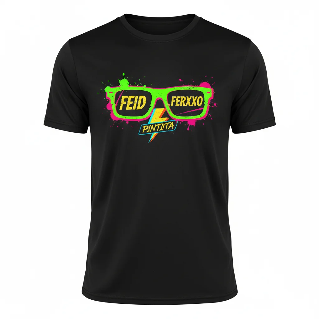 Feid Ferxxo Glasses Logo Tee
