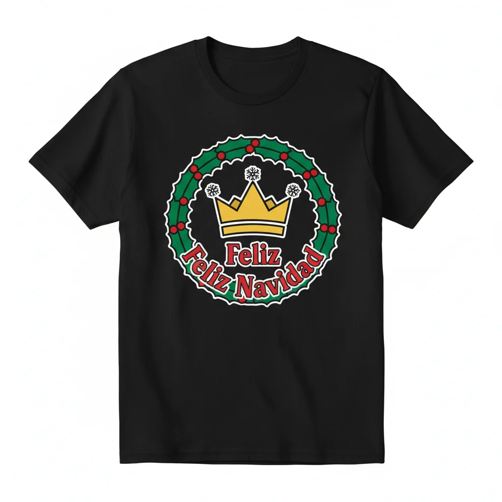 Feliz Navidad Corona Tee: Essential Holiday Drop