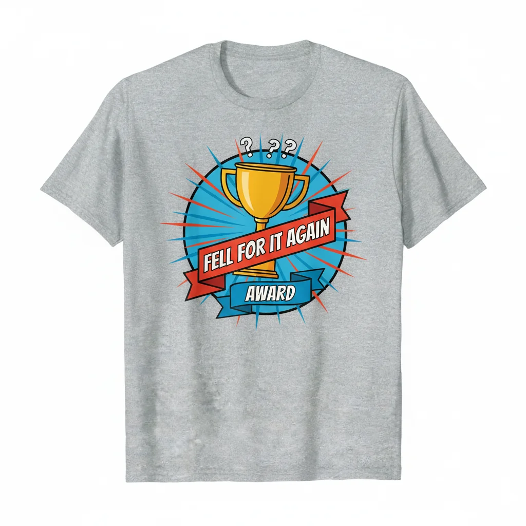 Fell For It Again Award Essential T-Shirt - Premium Ring-Spun Cotton Tee