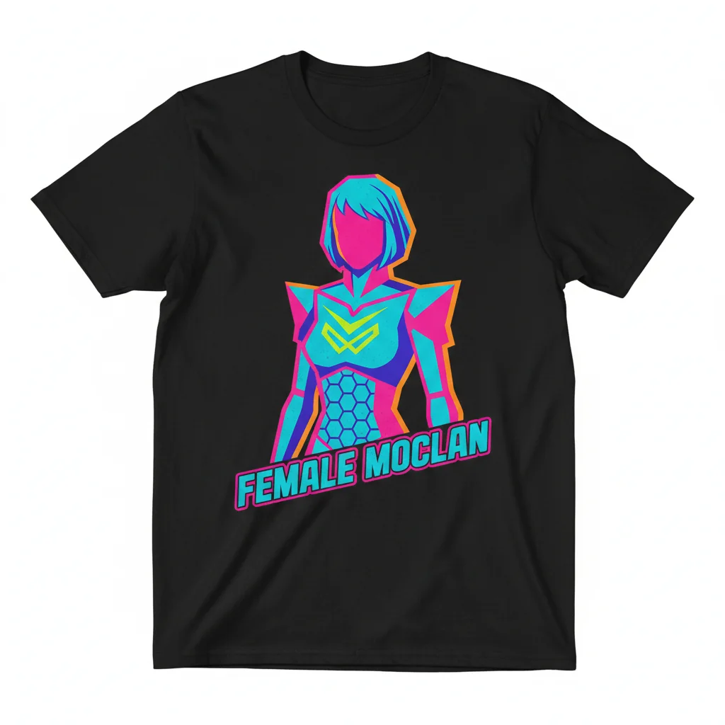 Female Moclan Essential T-Shirt: Softstyle Ring-Spun Cotton Tee for Sci-Fi Fans