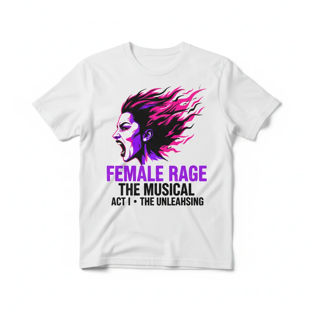 Female Rage The Musical Shirt - Premium Cotton Tee for Theater Fans