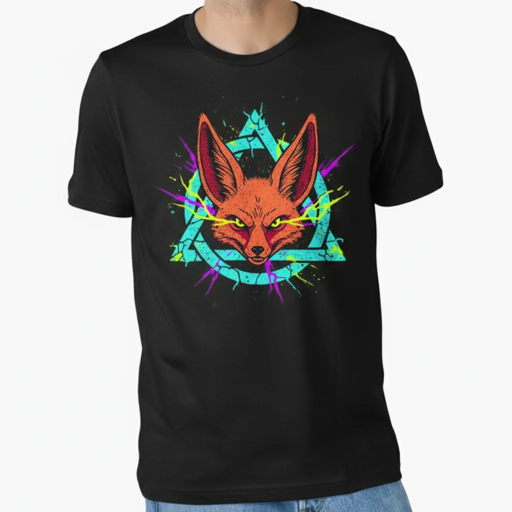 Fennec Fox Therian Symbol Essential Tee