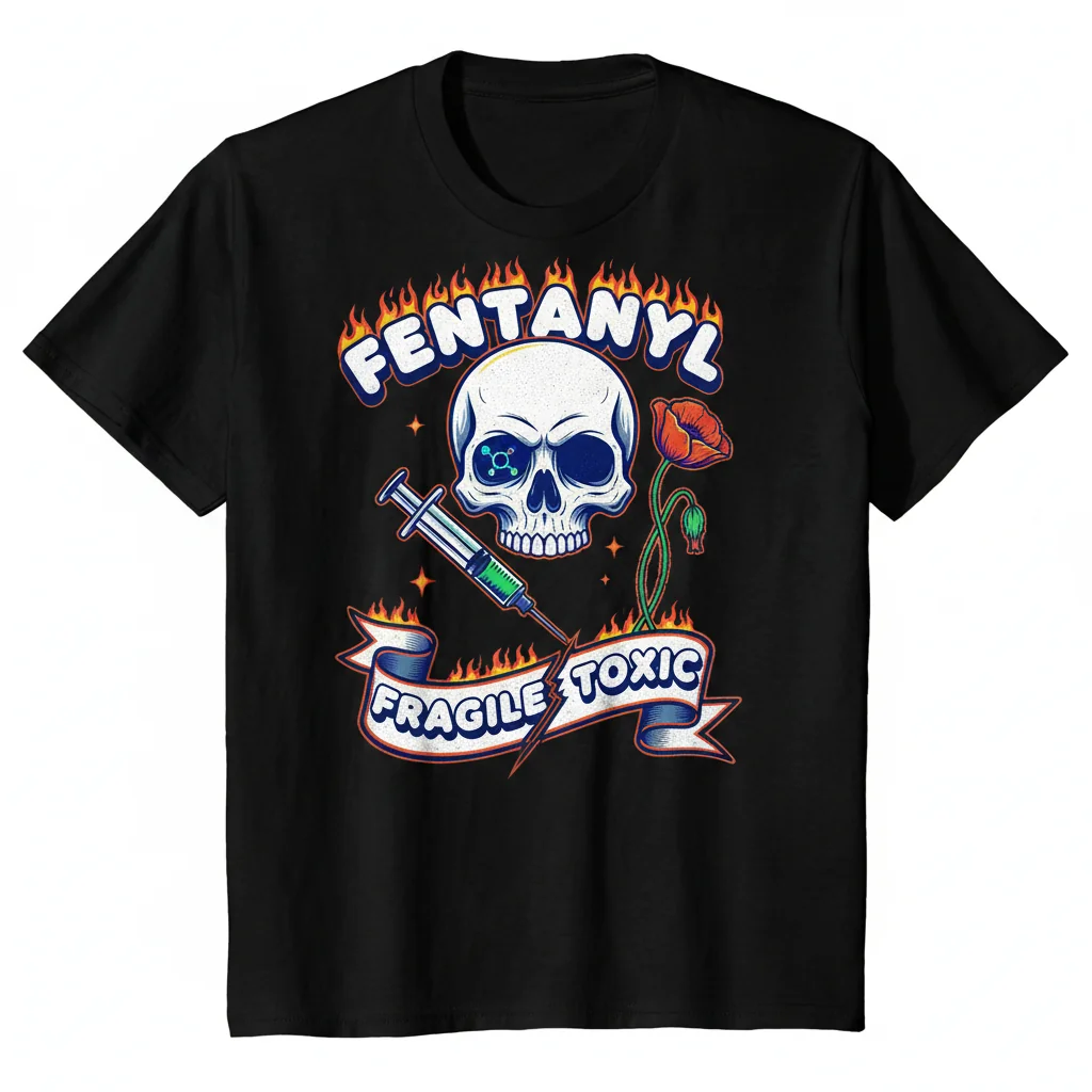 Fentanyl Essential Graphic Tee - Comfortable & Stylish Everyday Wear