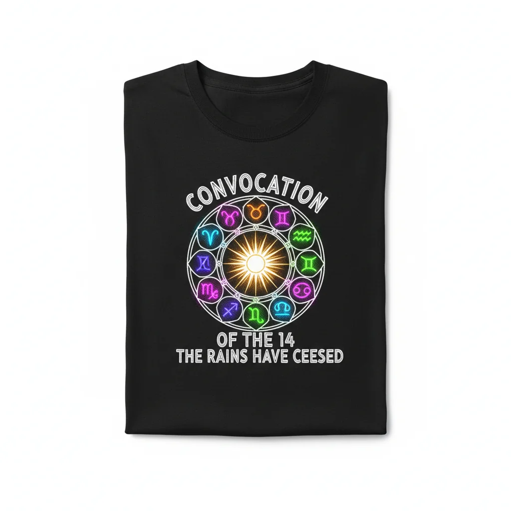 FFXIV Convocation of the 14 Zodiac Signs "The Rains Have Ceased" Essential T-Shirt