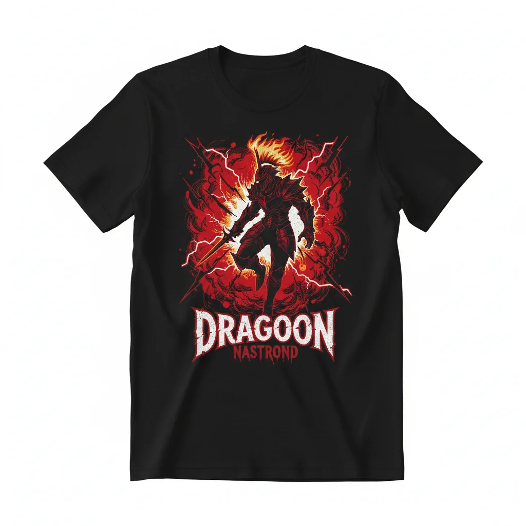FFXIV Dragoon - Nastrond (Crimson) — Unleash Your Inner Wyrmlord Tee