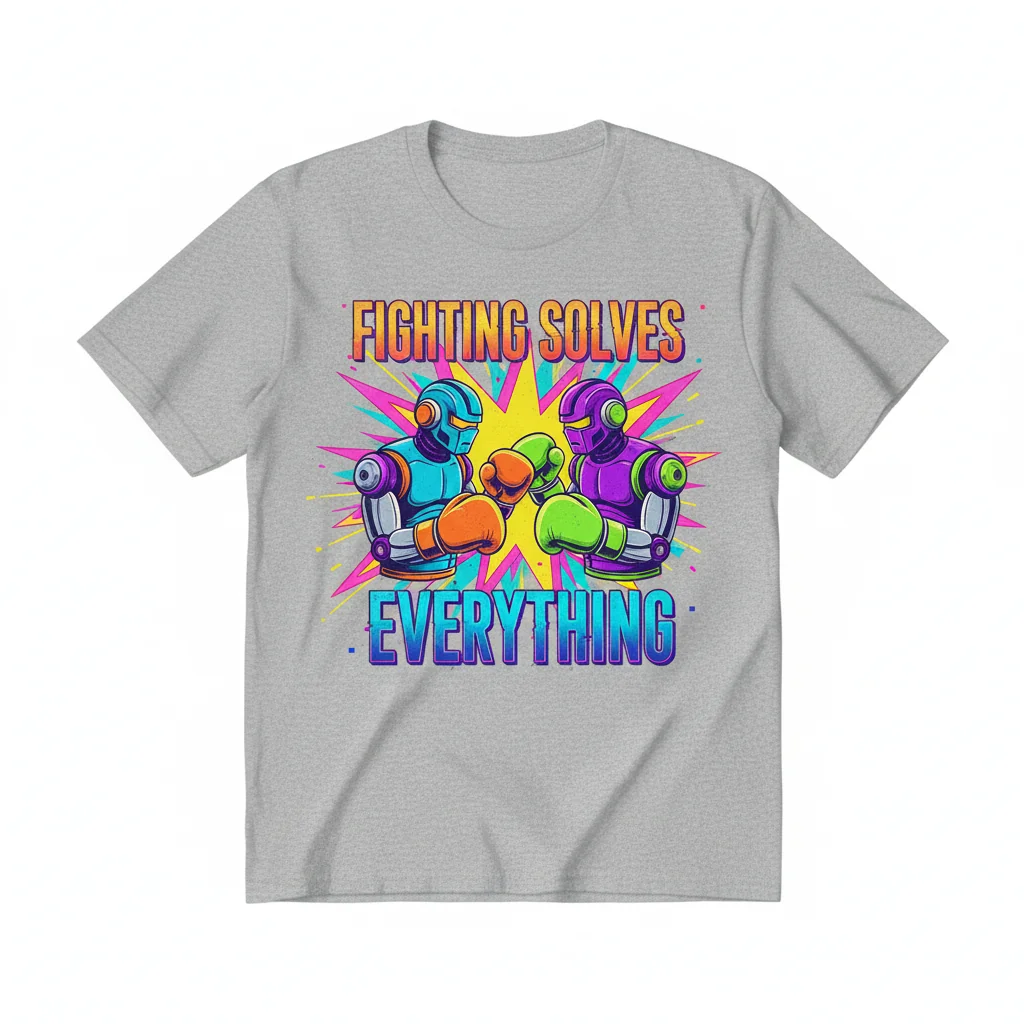 Camiseta Essencial "Lutar Resolve Tudo" – Algodão Ring-Spun Premium