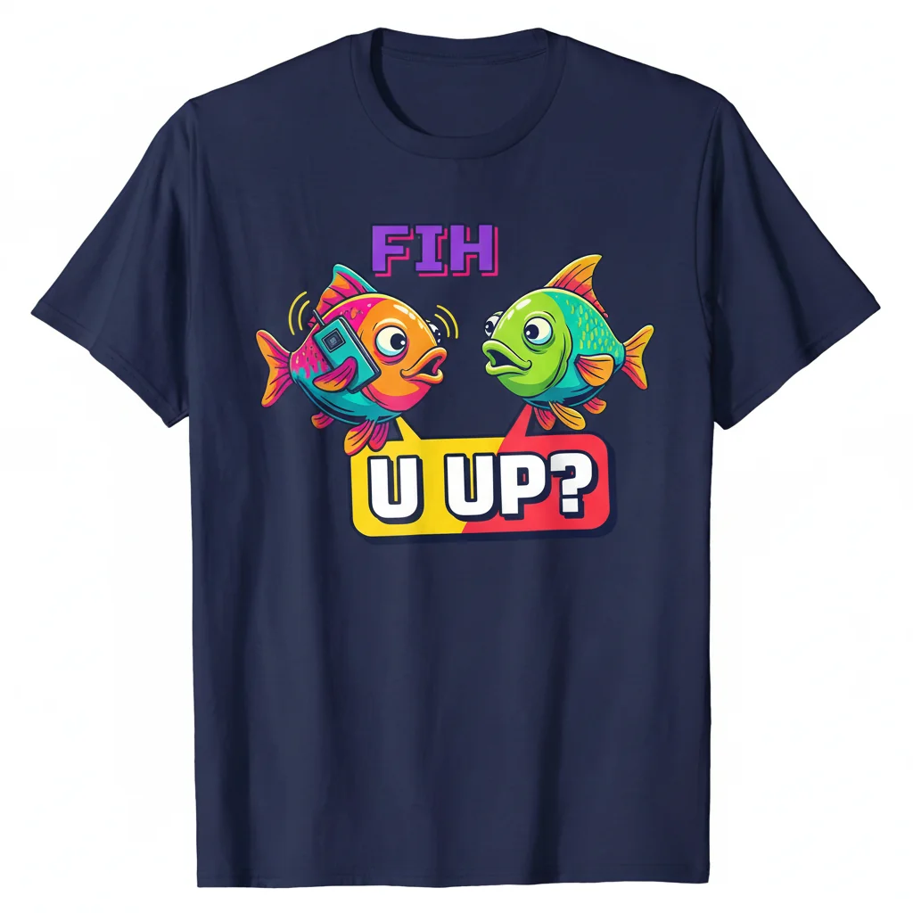 The 'Fih Calling Fish' Premium Graphic Tee