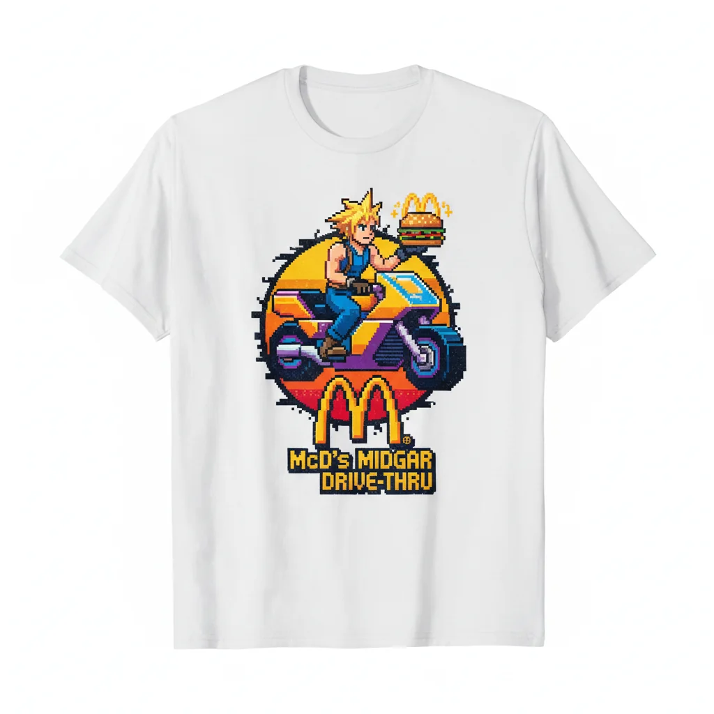 Cloud Strife 'M' Arches Tee