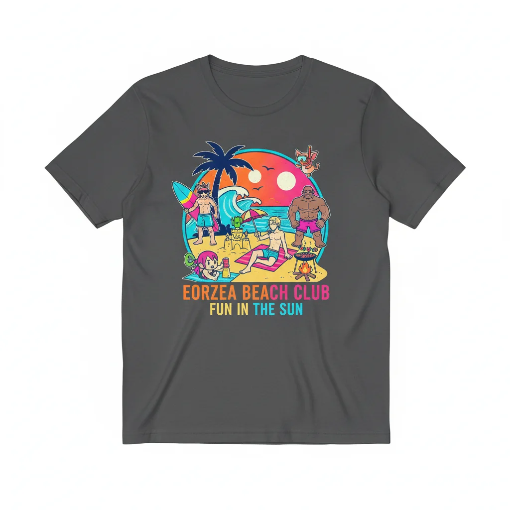 Final Fantasy XIV Fun in the Sun T-Shirt – Official FFXIV Apparel