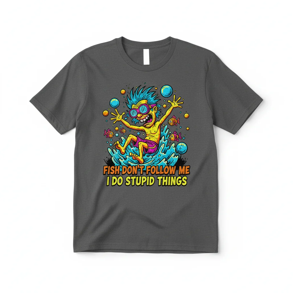 Embrace Your Quirks: The 'Fish Don't Follow Me' Premium Tee