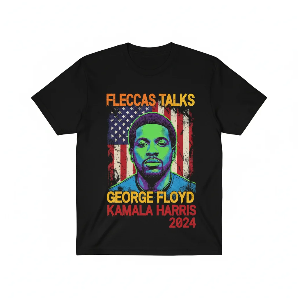 Fleccas Talks George Floyd Kamala Harris 2024 Unisex T-Shirt