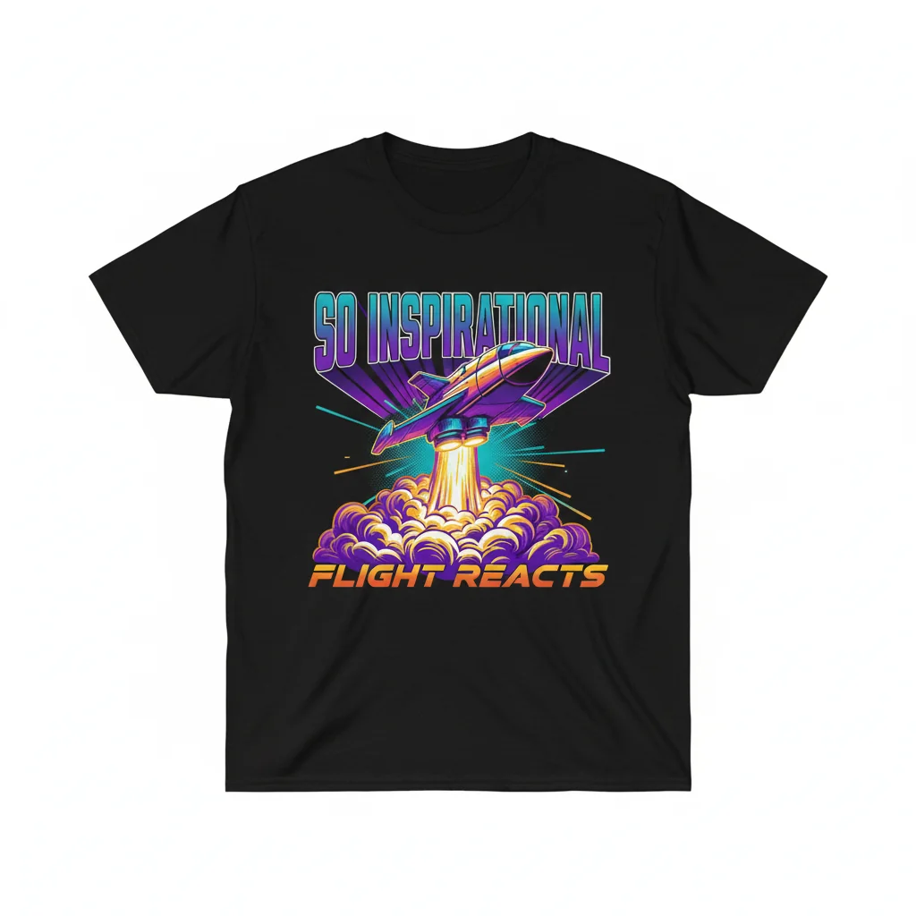 Camiseta Inspiradora Flight Reacts | Demuestra Tu Admiración