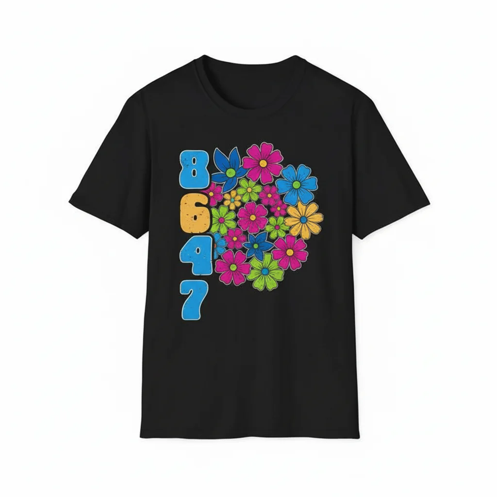 Blomster 8647 T-skjorte: Komfort & Stil som Varer