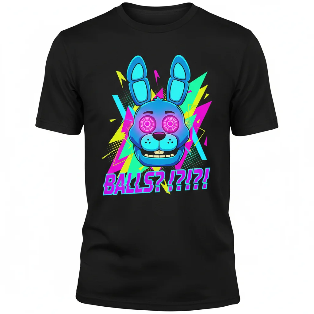 Whimsical Bonnie's Ballad: A FNaF Art Tee