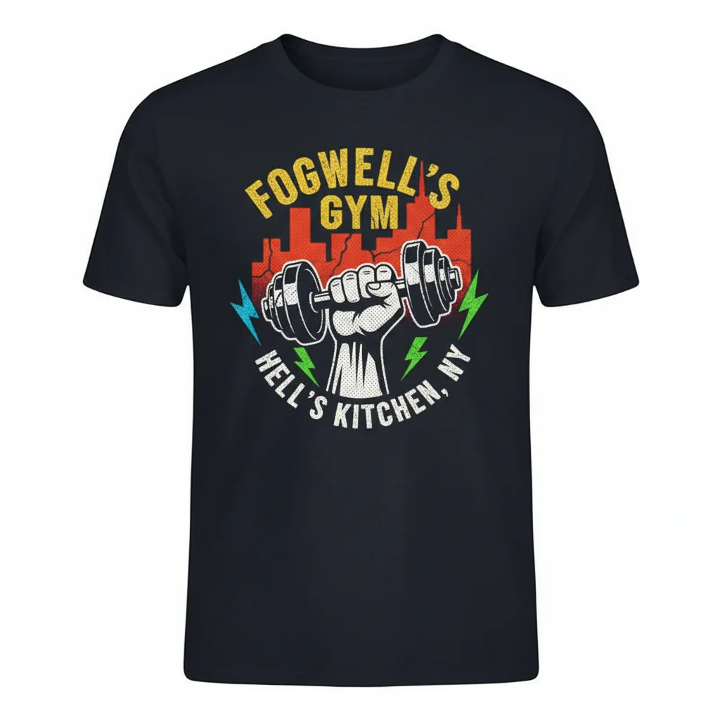 Fogwell's Gym Hell's Kitchen NY T-Shirt - Official Logo Tee