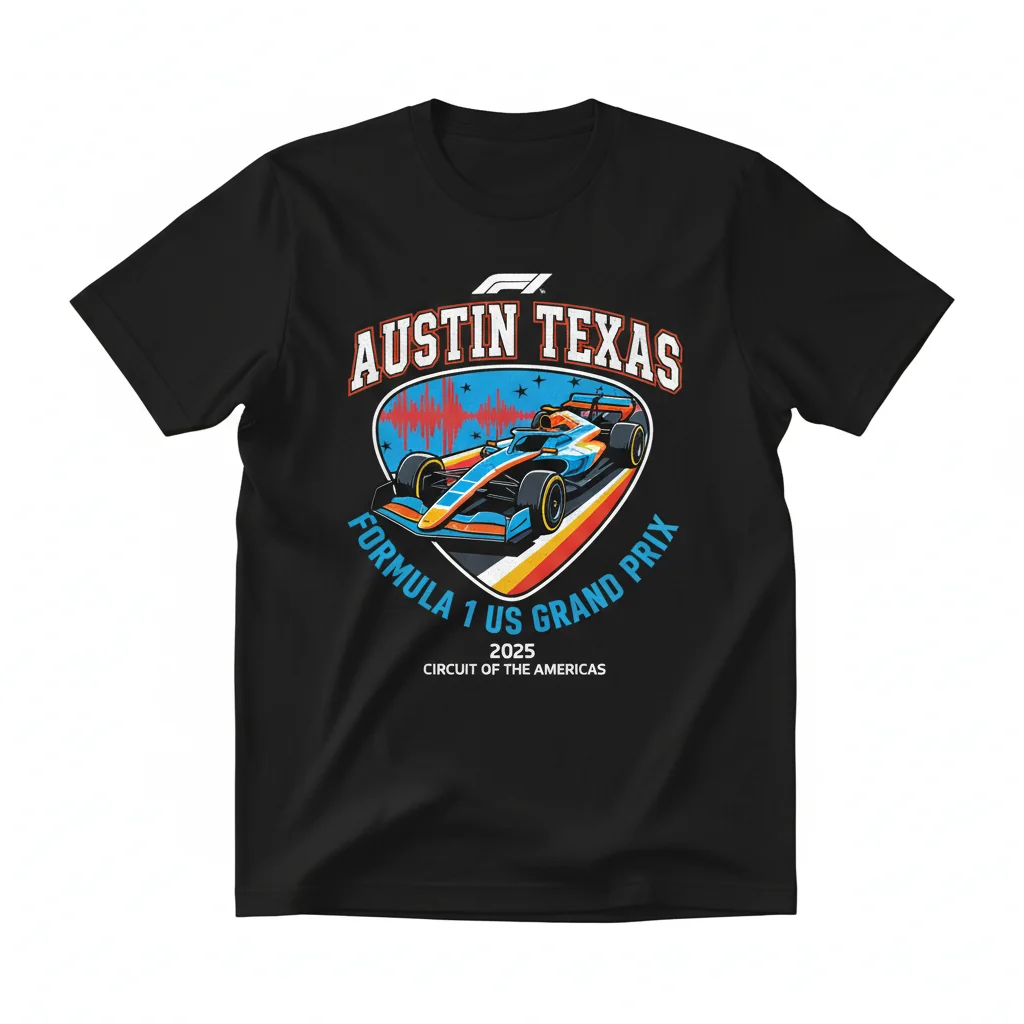 F1 US Grand Prix 2025 Austin Special Edition Shirt - Built to Last