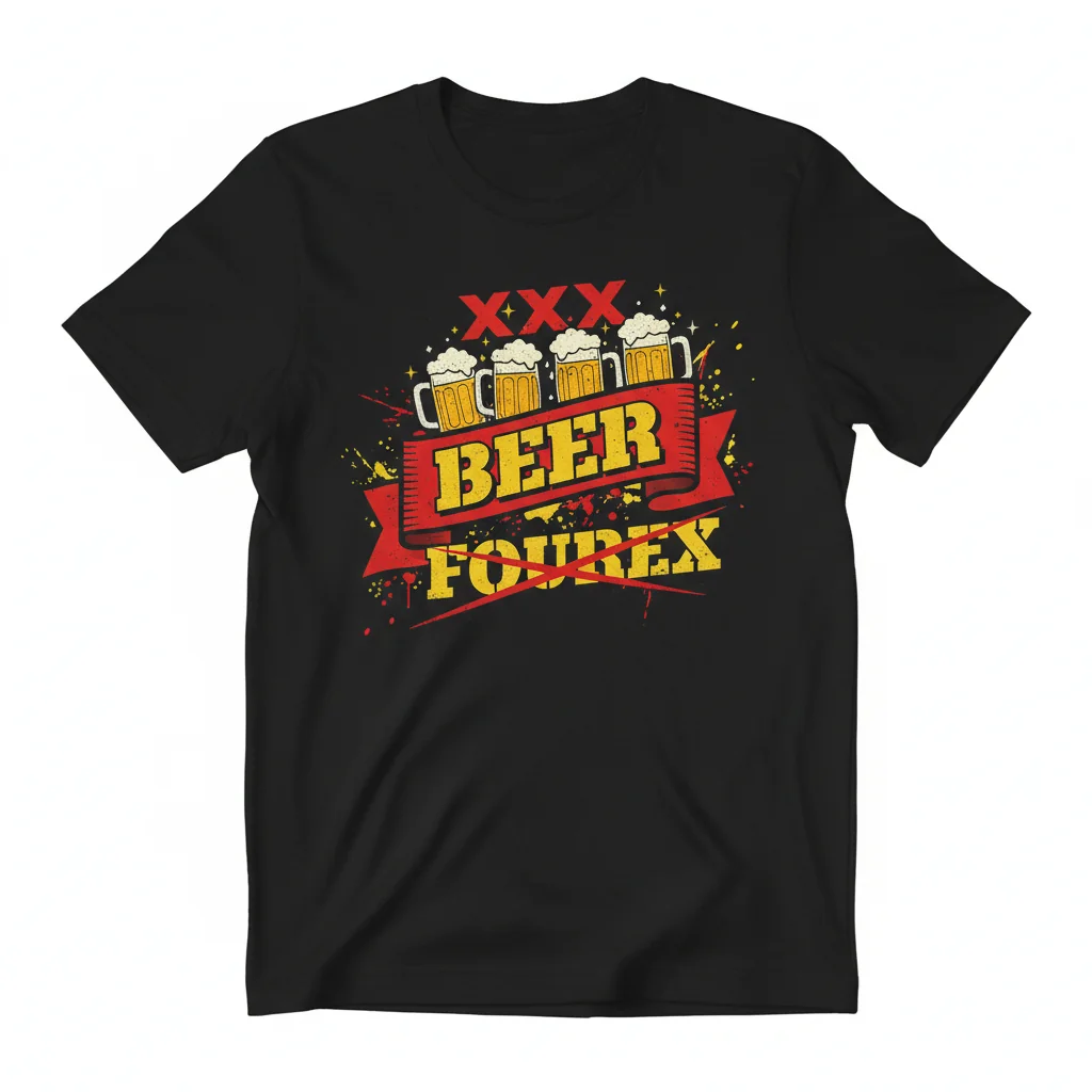 XXXX Beer Parody Logo Essential T-Shirt - Humorous Queensland Beer Graphic Tee