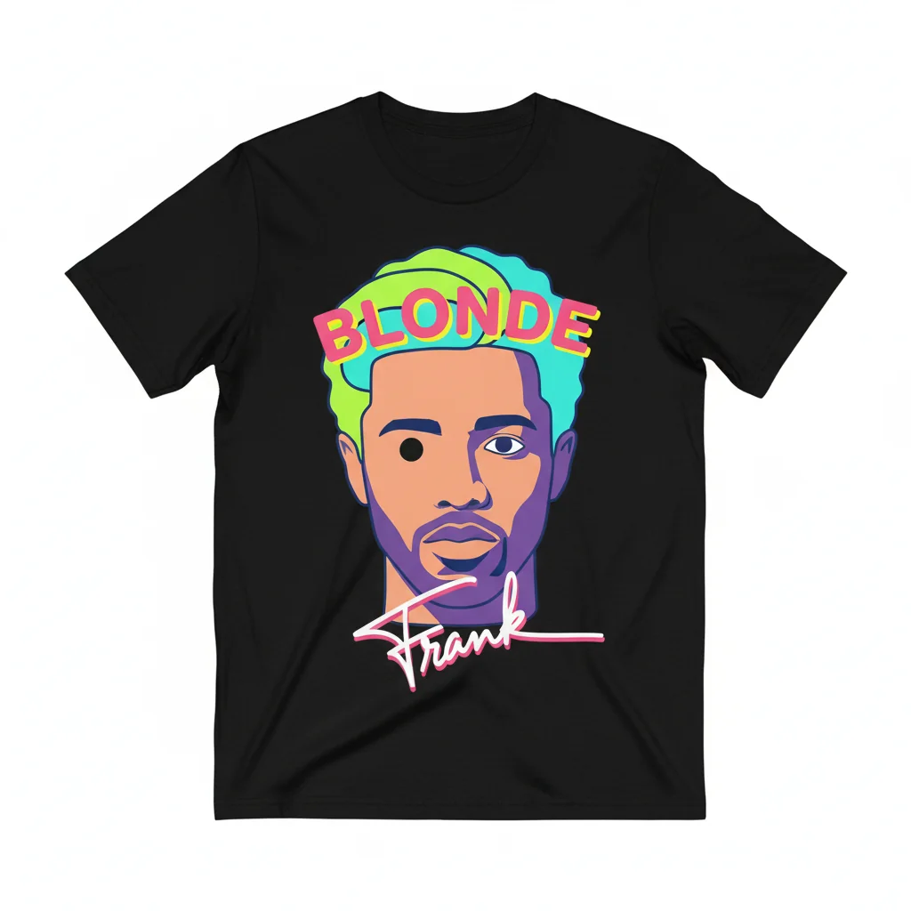 Embrace the Iconic: Frank Ocean Signature Portrait Tee